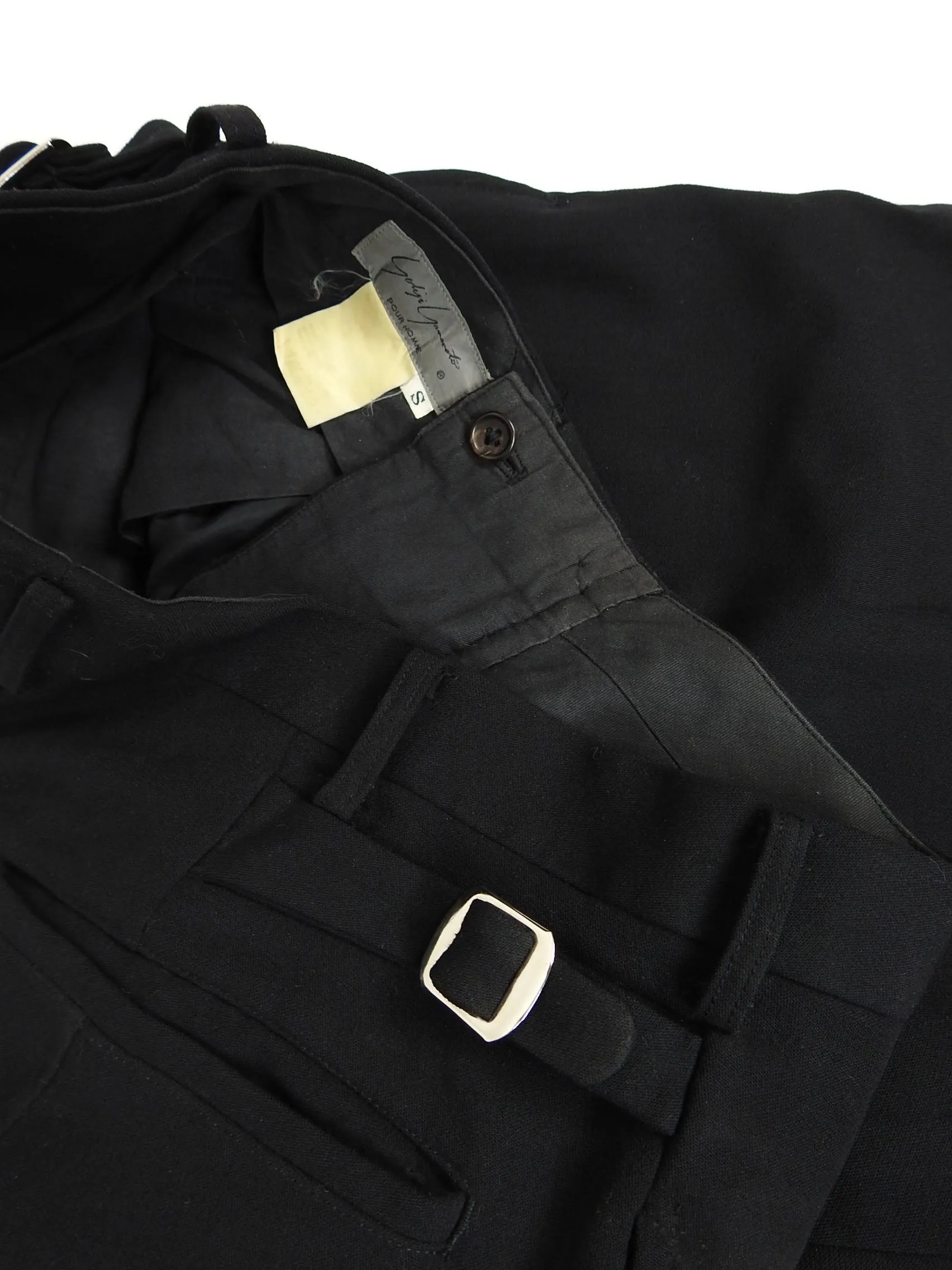 Yohji Yamamoto Pleated Wool Trousers Size Small