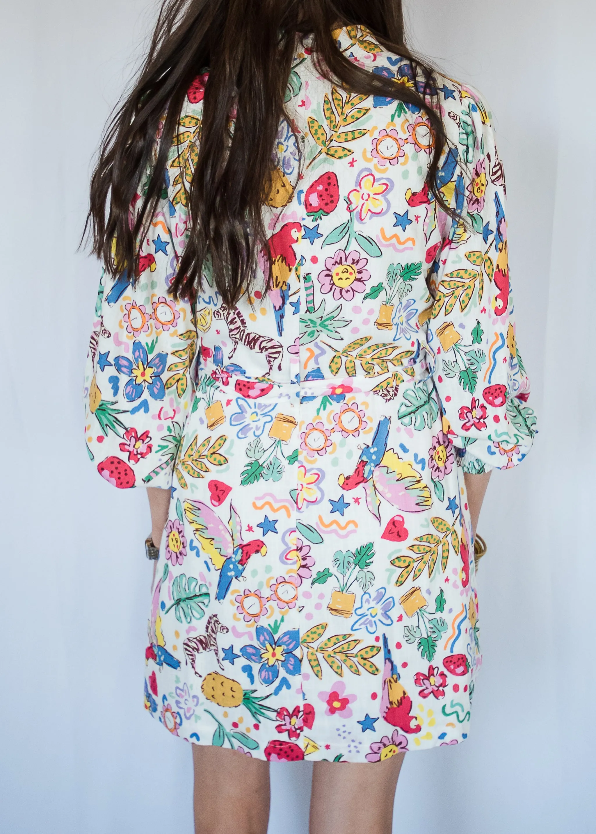 You Make Me Smile Linen Midi