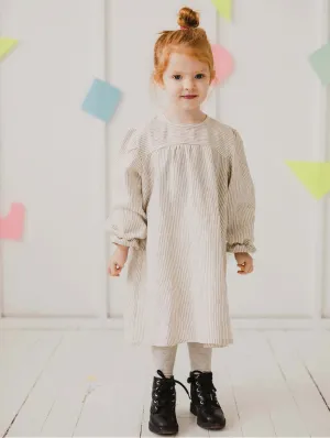 Zemyna Girls Linen Dress | Multiple Colours